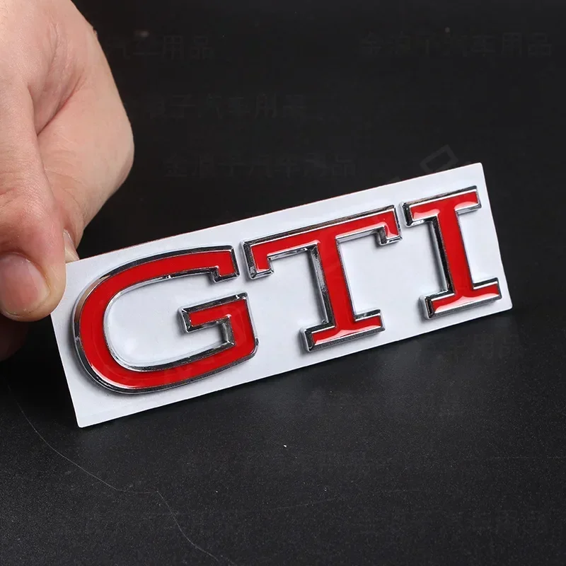 New R Emblem Car Metal Body Tail Trunk Sticker Accessories For Volkswagen VW GTI Rline Polo Golf MK8 Touareg Passat Magotan CC
