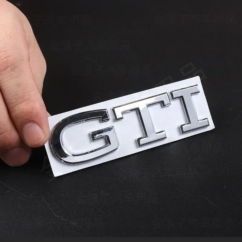 New R Emblem Car Metal Body Tail Trunk Sticker Accessories For Volkswagen VW GTI Rline Polo Golf MK8 Touareg Passat Magotan CC
