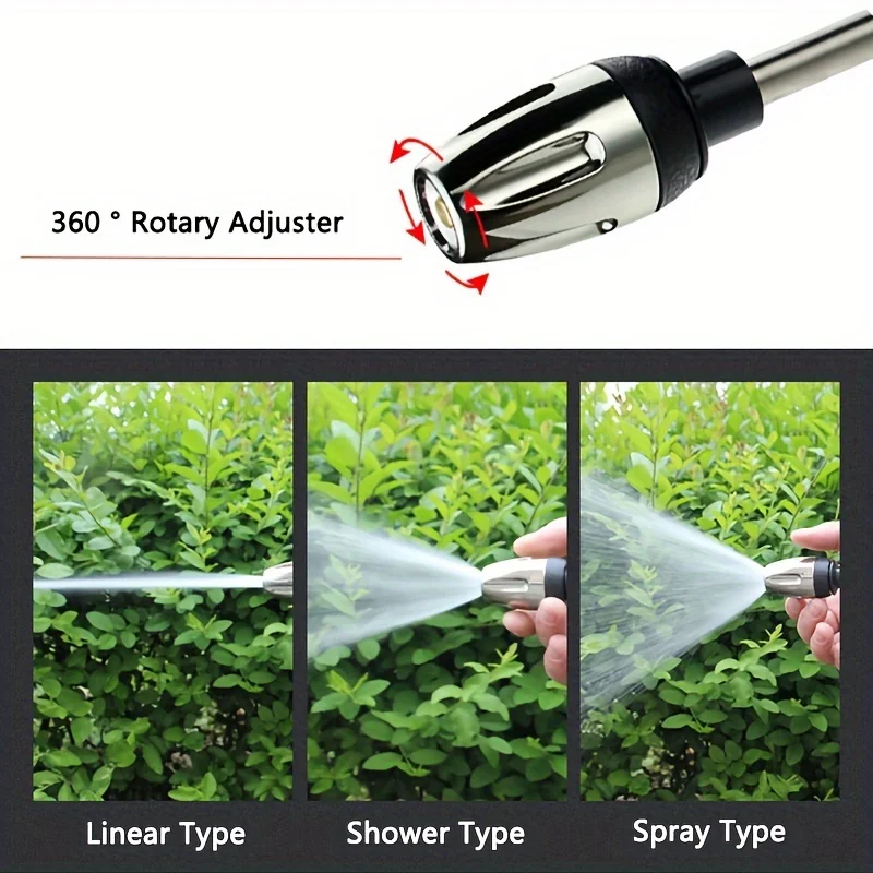 High-Pressure Car Washing Water Gun, External Cleaning Of RV, Foam Kettle Cleaning, Garden Water Hose Nozzle, Garden Shower
