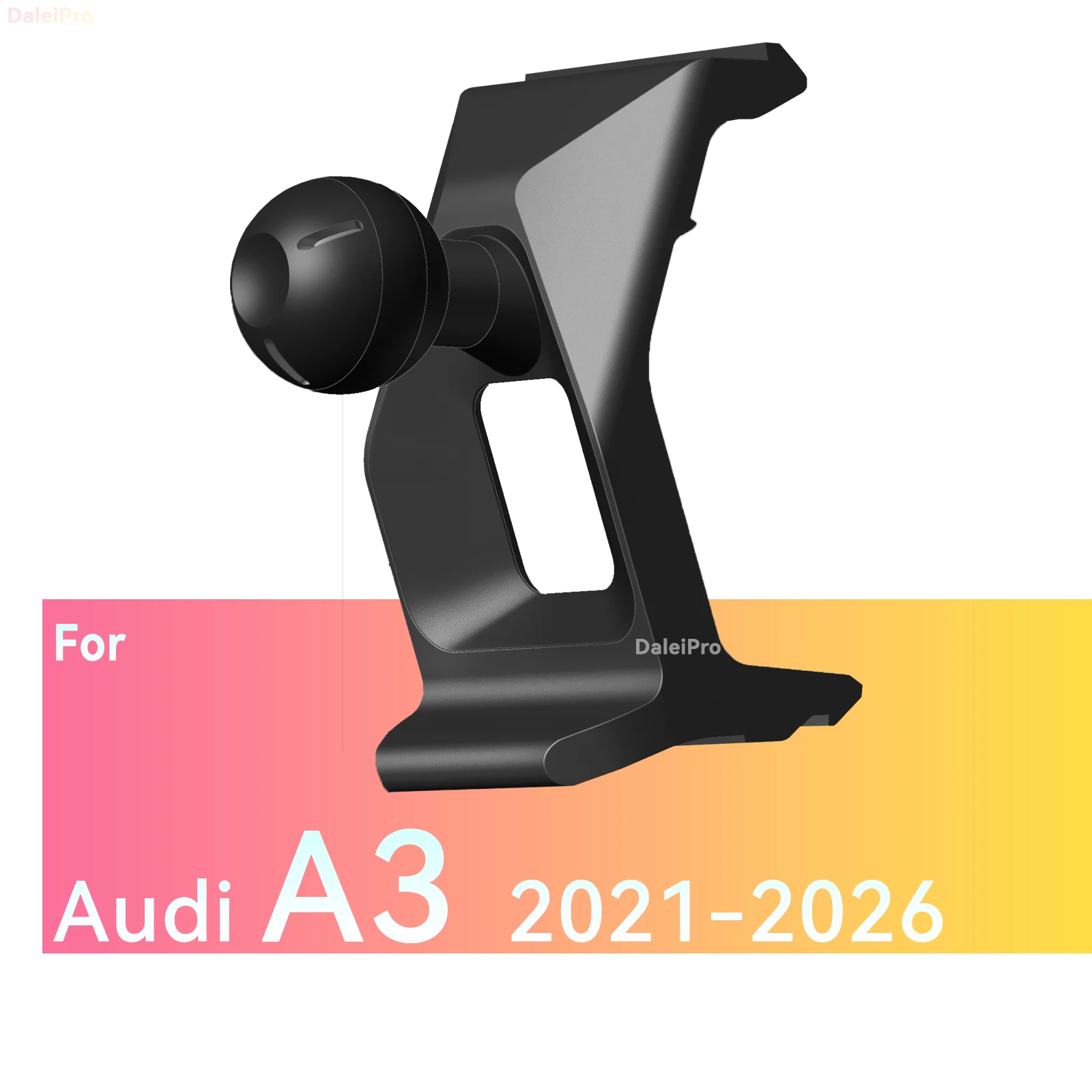 Custom Fit for Audi A3 8Y 2021-2023 2024 2025 2026 Magnetic Phone Mount Airflow Cooling Car Phone Holder 360° Swivel Holder Base