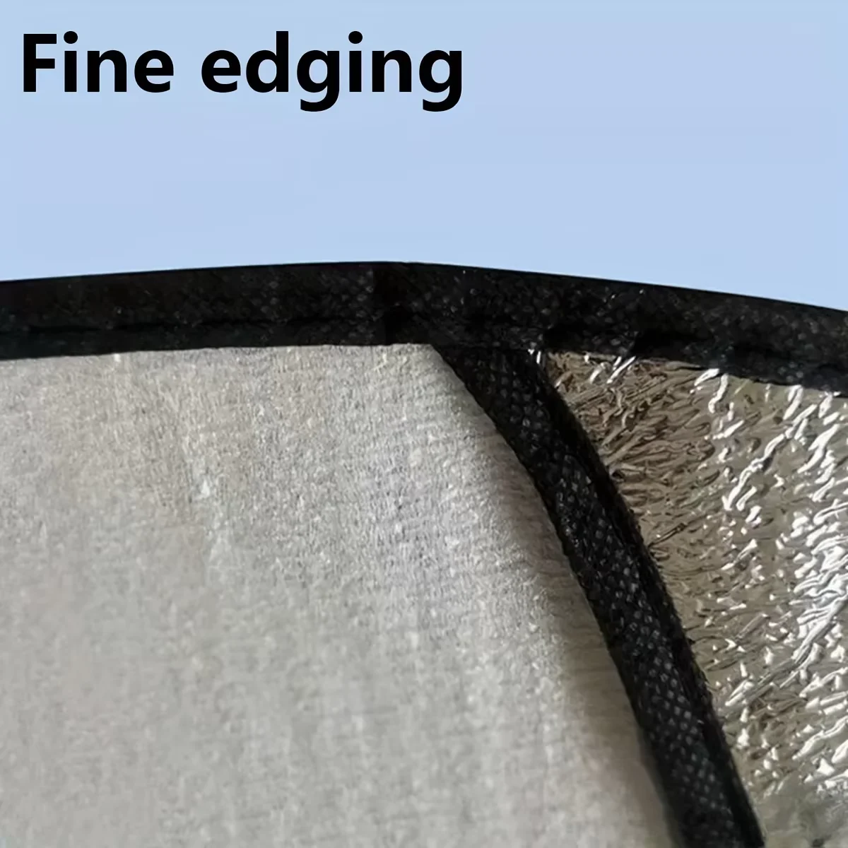 Car Steering Wheel Sun Shade Double Thick Sun Protection Foldable Anti-uv Sunscreen Car Supplies Car Steering Wheel Cover Silver