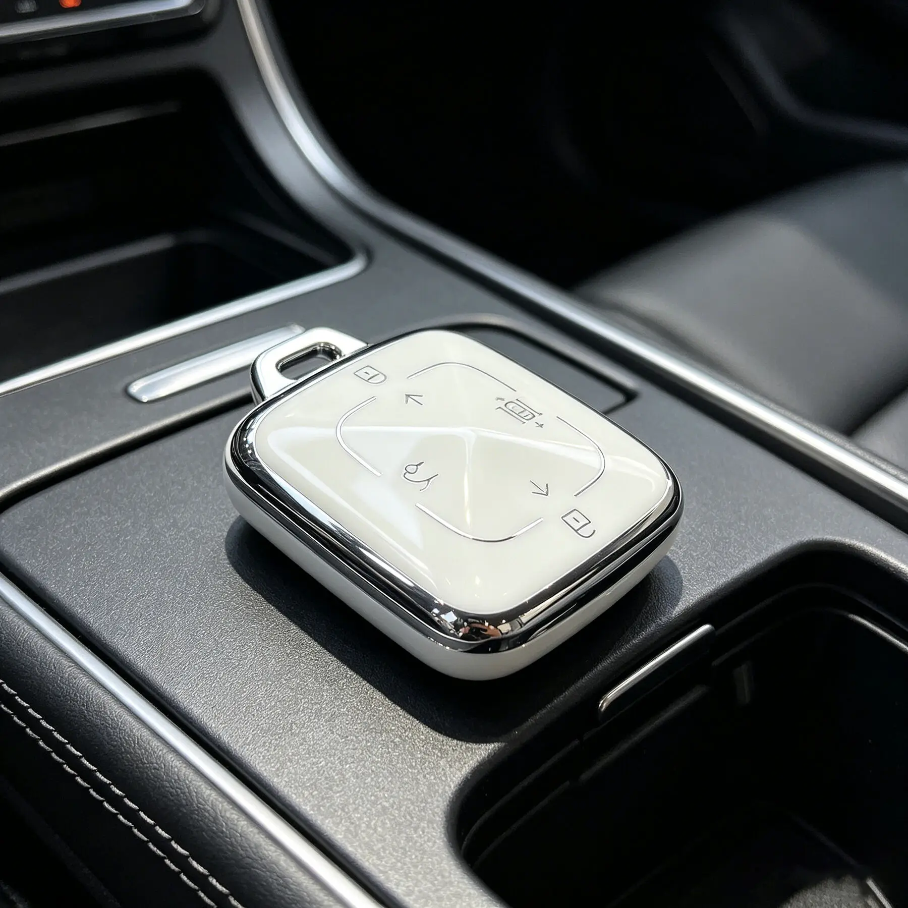 Soft TPU Key Caps Car Keychain Holder For Zeekr 9X UItra 7X Max 007GT 001 009 MIX 2024 2025 2026 Key Case Cover Key Organizer
