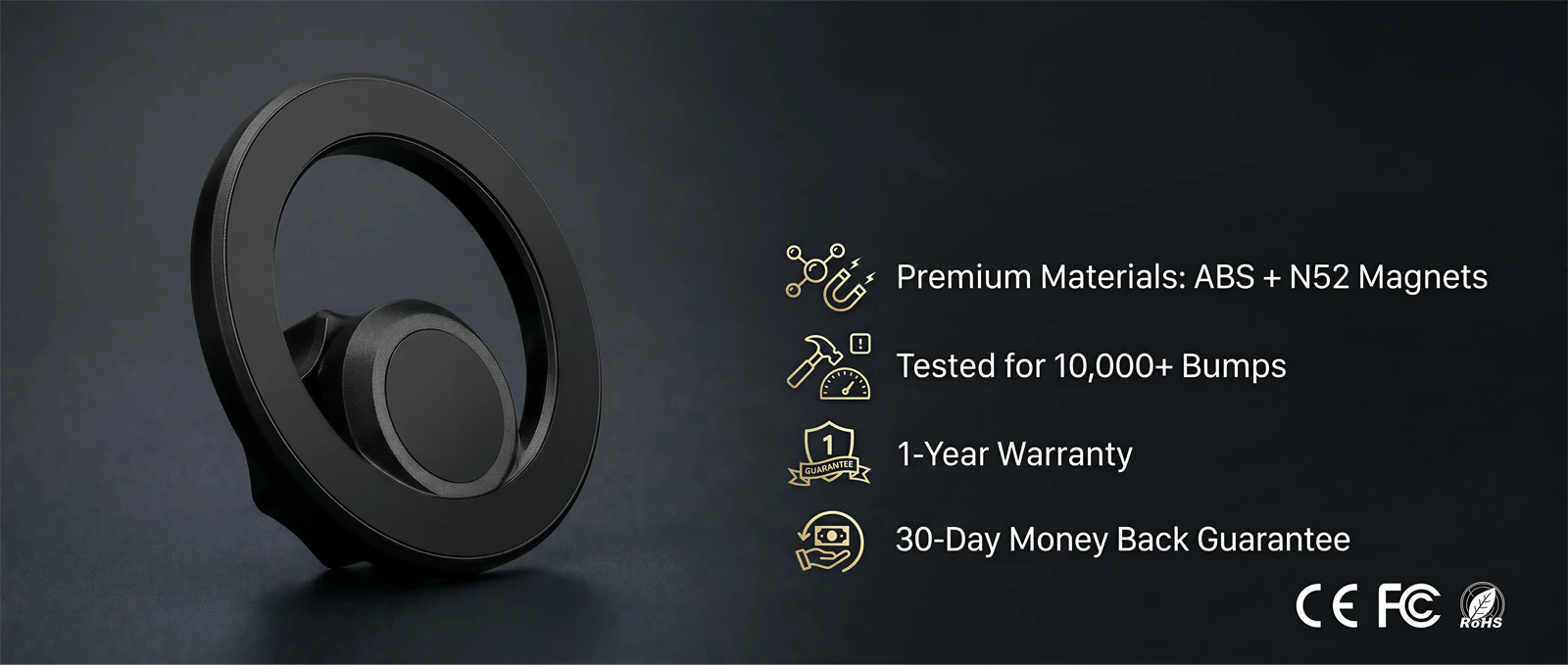 Custom Fit for Volkswagen Golf 8 MK8 2021-2024 Magnetic Phone Mount Airflow Cooling Phone Holder 360° Swivel Phone Holder Base