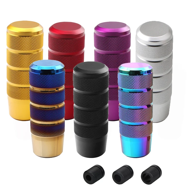 95mm Anti-skid Car Gear Shift Knob Manual Transmission Aluminum Non-Slip Shifter Lever Knob Fit For Universal Auto Accessories