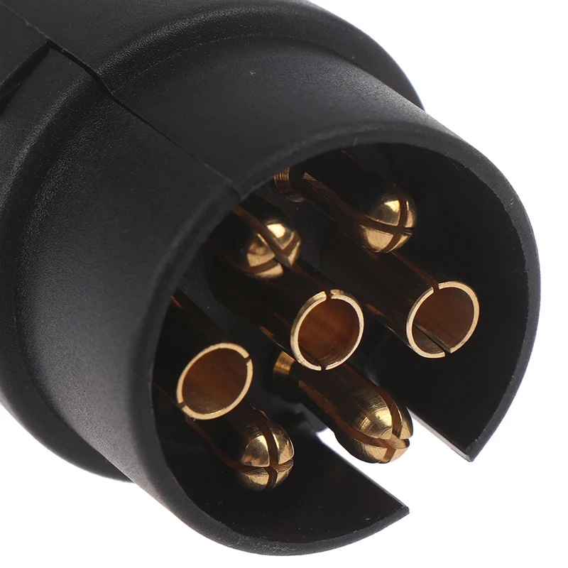 12V 7 Way Round Standard European Car Plug Connector 7 Pin Socket Plugs Trailers
