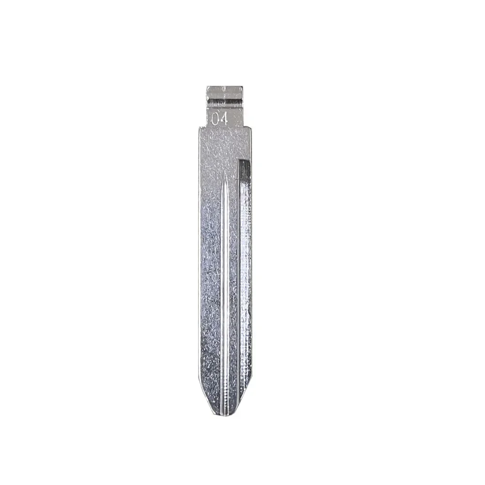 10pcs 04# CY24 Metal Uncut Blank Flip KD Remote Key Blade for Chrysler Jeep Dodge for Keydiy KD Xhorse VVDI JMD Car Key Blanks