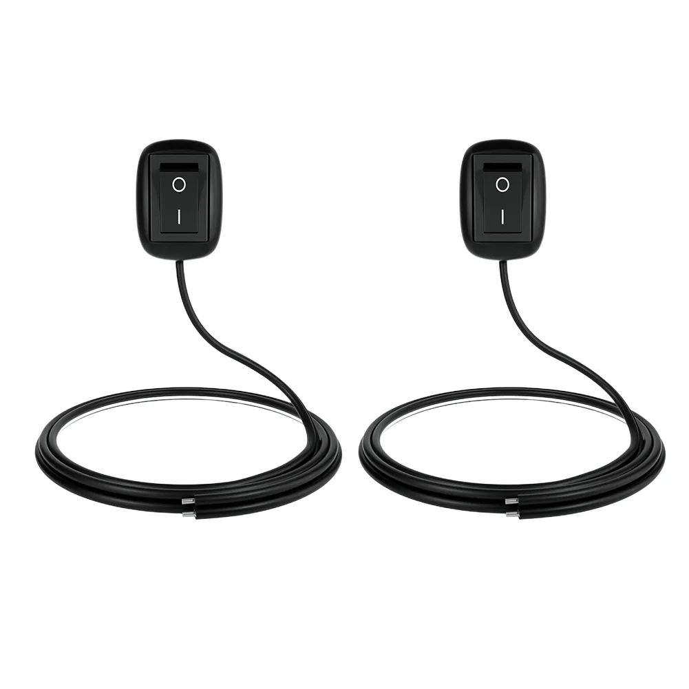 Universal Power Off Switch 60cm/100cm Car Button Switch DC 12V/24V Battery Disconnect Switch for Fog Lamp Neon Lights