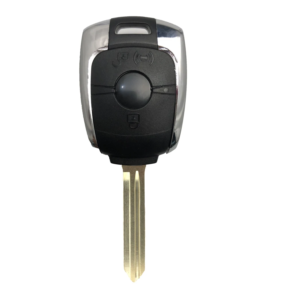 YIQIXIN Remote Car Key Shell Cover Case For SsangYong Korando Kyron Actyon Rexton Auto Fob Housing 2 Buttons With Uncut Blade