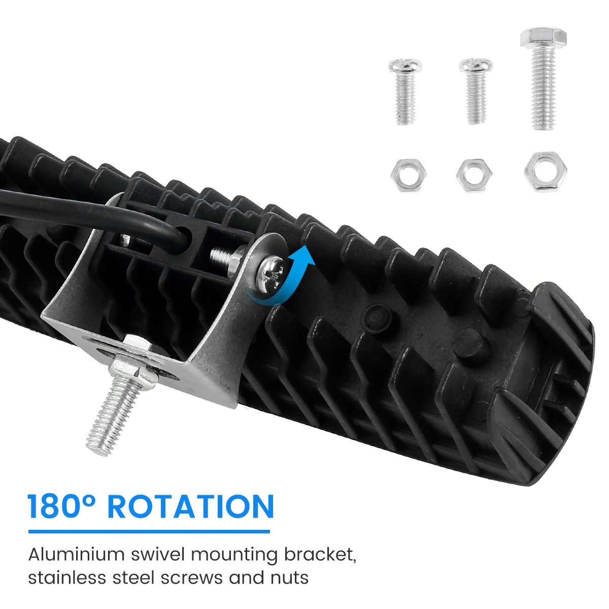 12V Car LED Light Bar 18W 6000K Super Bright Car LED Work Light IP67 Flood Spot Light White Off Road Head light Driving Lights