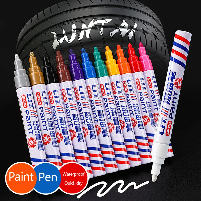 Car Paint Scratch Repair Pen for Cars Coat Scratches Touch Up Remover Tire Oily Mark Pen Waterproof Paint Pencil Car Accessories