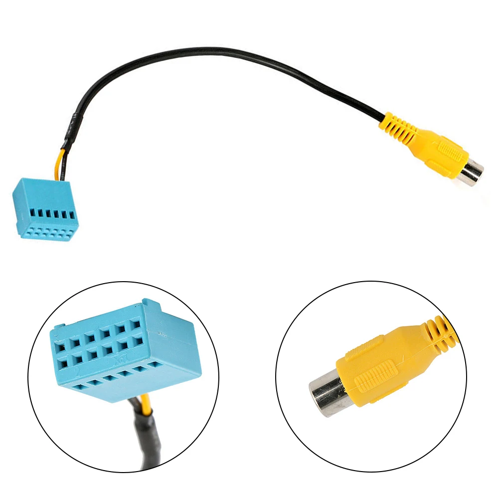 Car Rear View Camera RVC MIB RCA Cable 12Pin Adapter For Golf VI For Passat B6 For Touran MIB RCD330 RCD330G