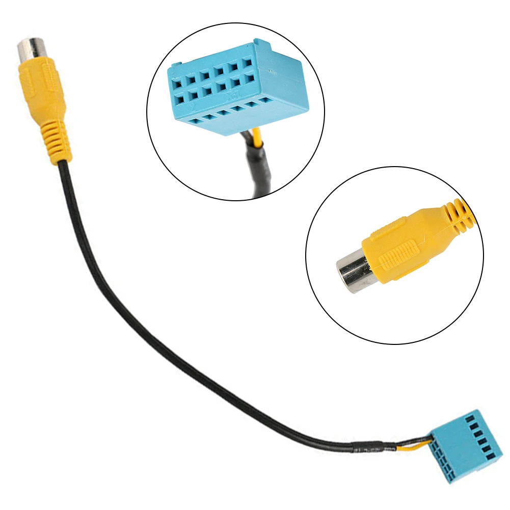 Car Rear View Camera RVC MIB RCA Cable 12Pin Adapter For Golf VI For Passat B6 For Touran MIB RCD330 RCD330G