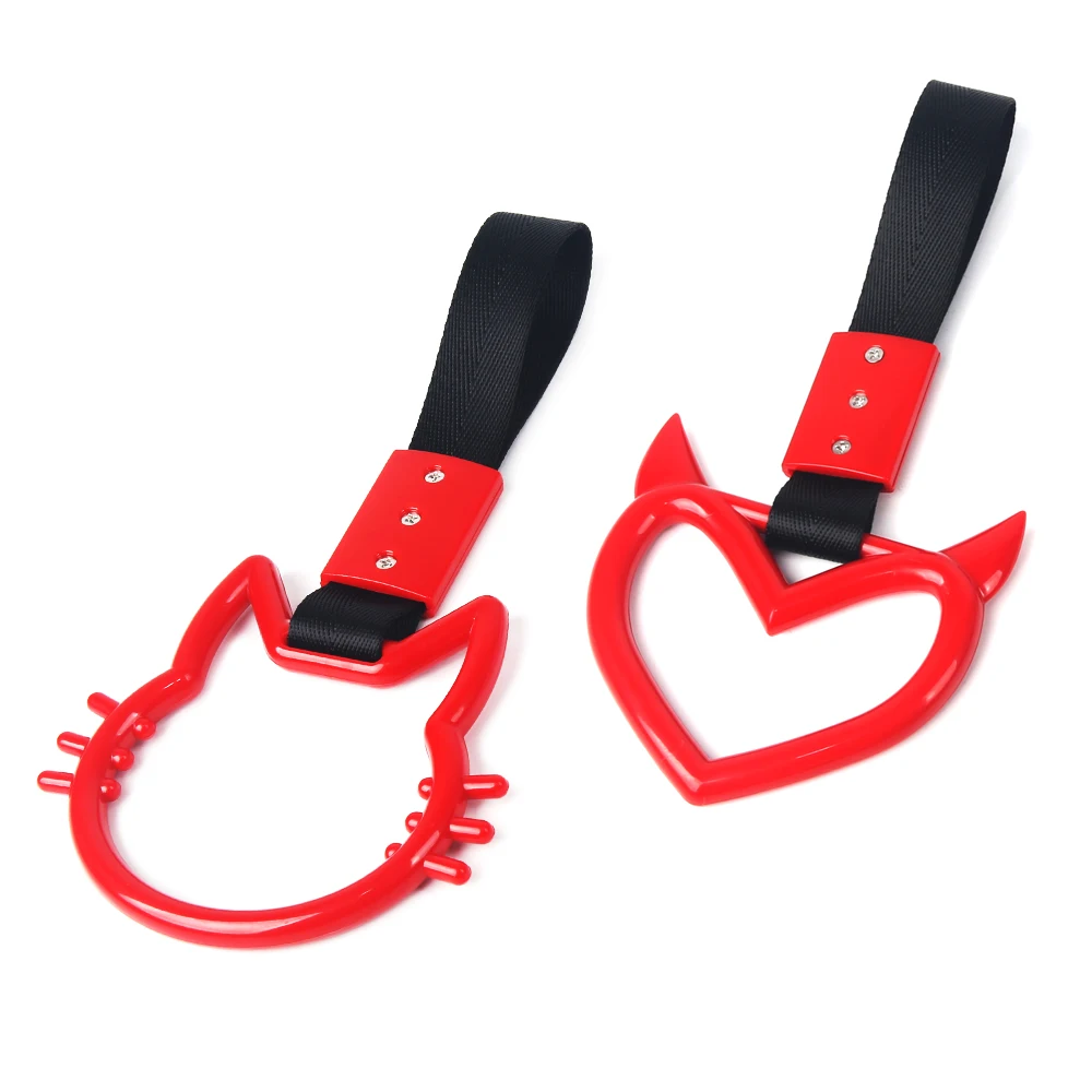 New Shape Tsurikawa JDM Train Bus Handle Hand Strap Drift Charm Strap Drift Warning Ring for Car Rear Bumper Supplies