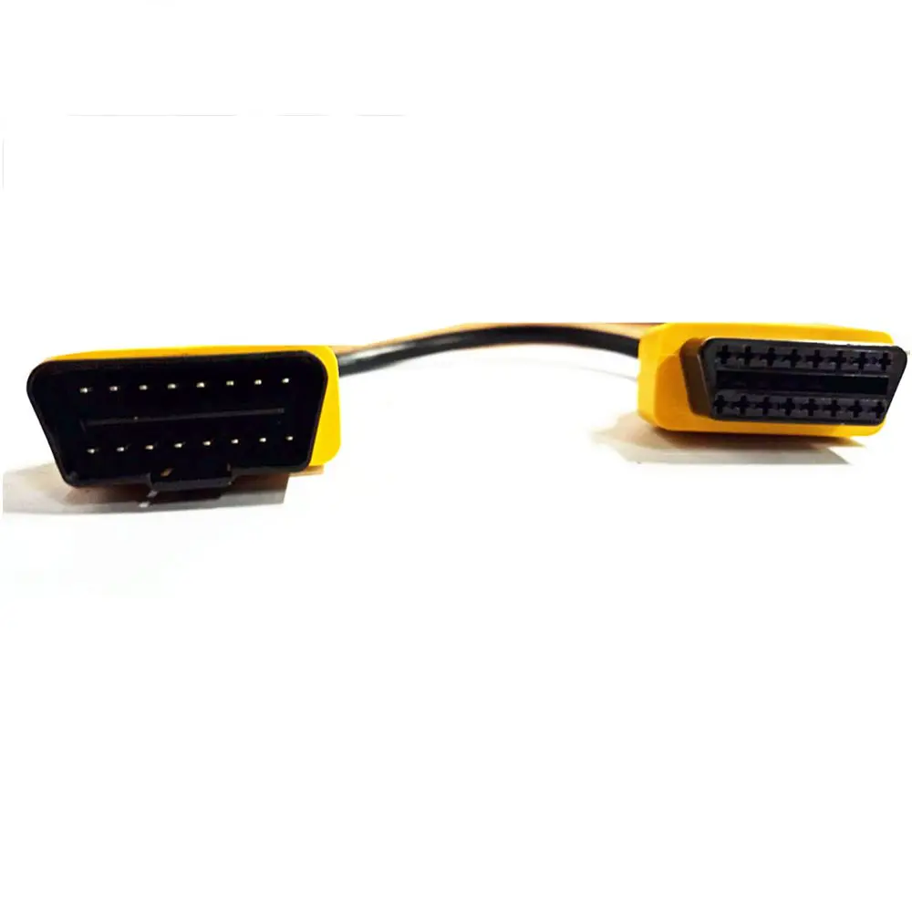 30cm 16Pin OBD2 Connector Cable Male to Dual Female Y Cable OBDII Splitter Extension Cable 1-2 Car Diagnostic Cable