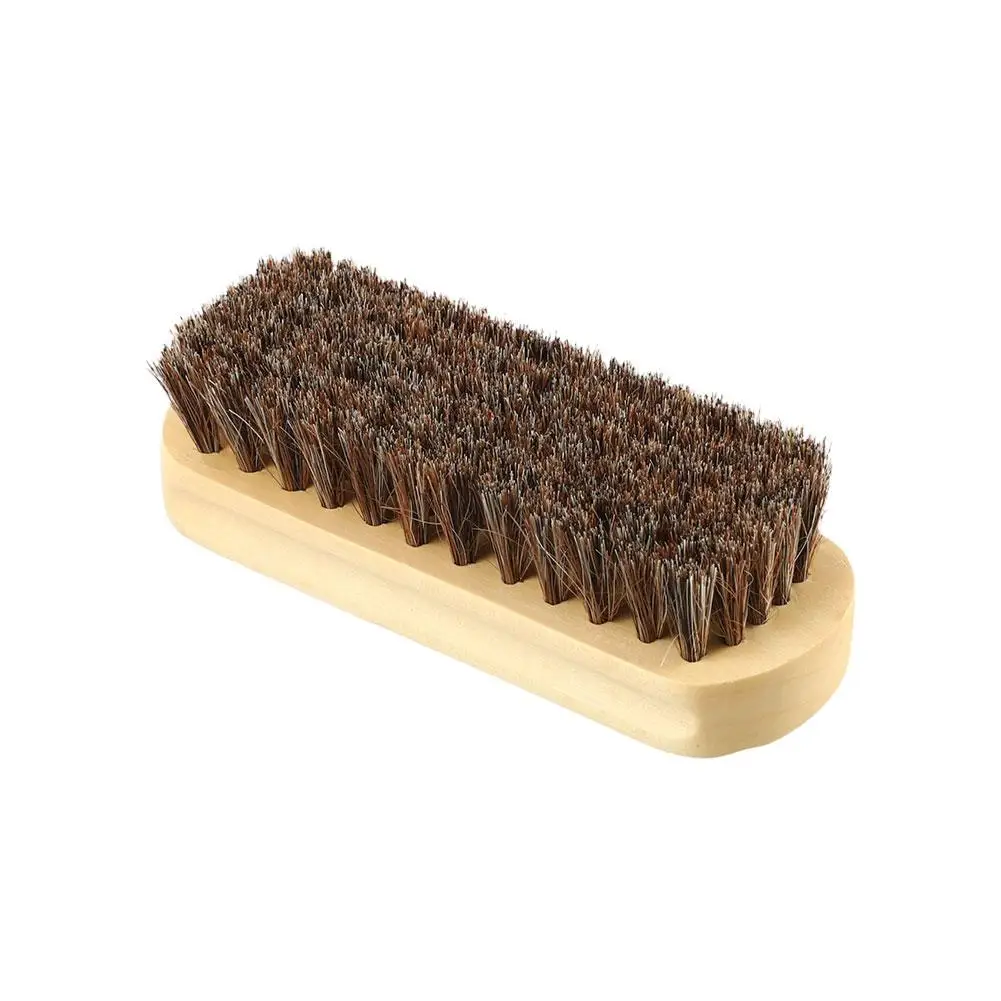 Genuine Horsehair Wooden Brush For Car Detailing Polishing Brush Seat Handle Instrument Panel Roof Cleaning Tool