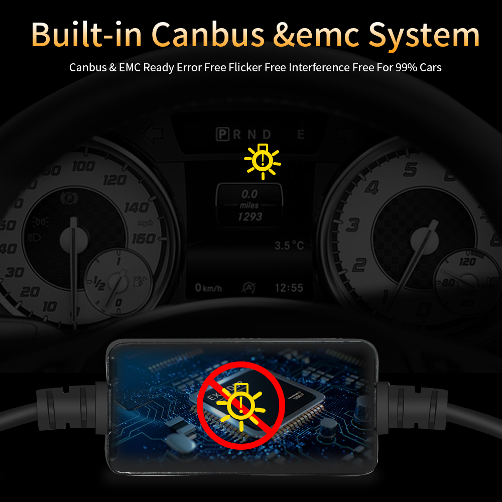YHKOMS Canbus Car LED Headlight H4 LED H7 LED H8 H9 H11 H1 9005 HB3 9006 HB4 880 881 H13 9007 H16 5202 Auto LED Lamp Fog Bulb