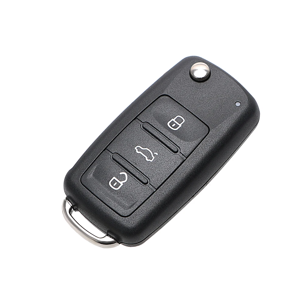 3 Buttons Remote Flip Blank Covers Car Keys For VW Car Key Shell for Volkswagen Golf Jetta Polo Beetle Caddy Eos Scirocco Touran