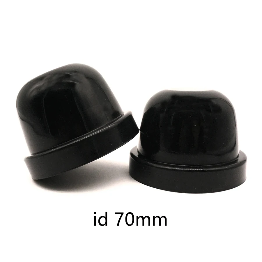 1 Pair Universal High Quality Car LED/HID Headlight Lamp Dust Cover 65mm 70mm 75mm 80mm 85mm 90mm Silicone Seal Cap