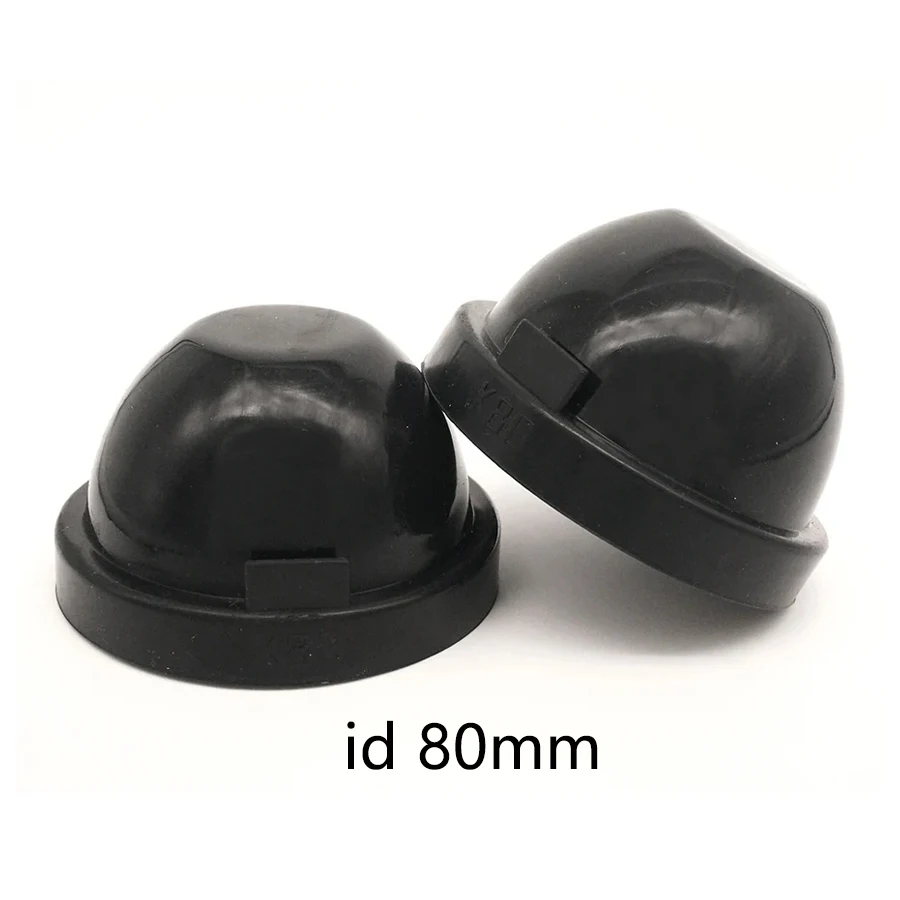 1 Pair Universal High Quality Car LED/HID Headlight Lamp Dust Cover 65mm 70mm 75mm 80mm 85mm 90mm Silicone Seal Cap