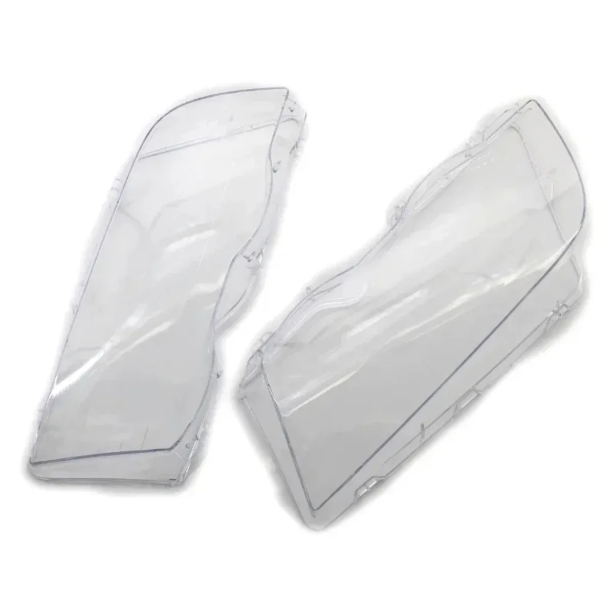 Pair Car Headlight Cover For BMW E46 4 Door 3-Series 1998 1999 2000 2001 Lampshade Bright Shell Head Lamp Lens Covers