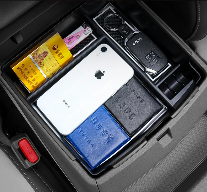 For Kia Carnival Sedona KA4 2020 2021 2022 2023 Car Central Armrest Box Storage Center Console Organizer Container Accessories