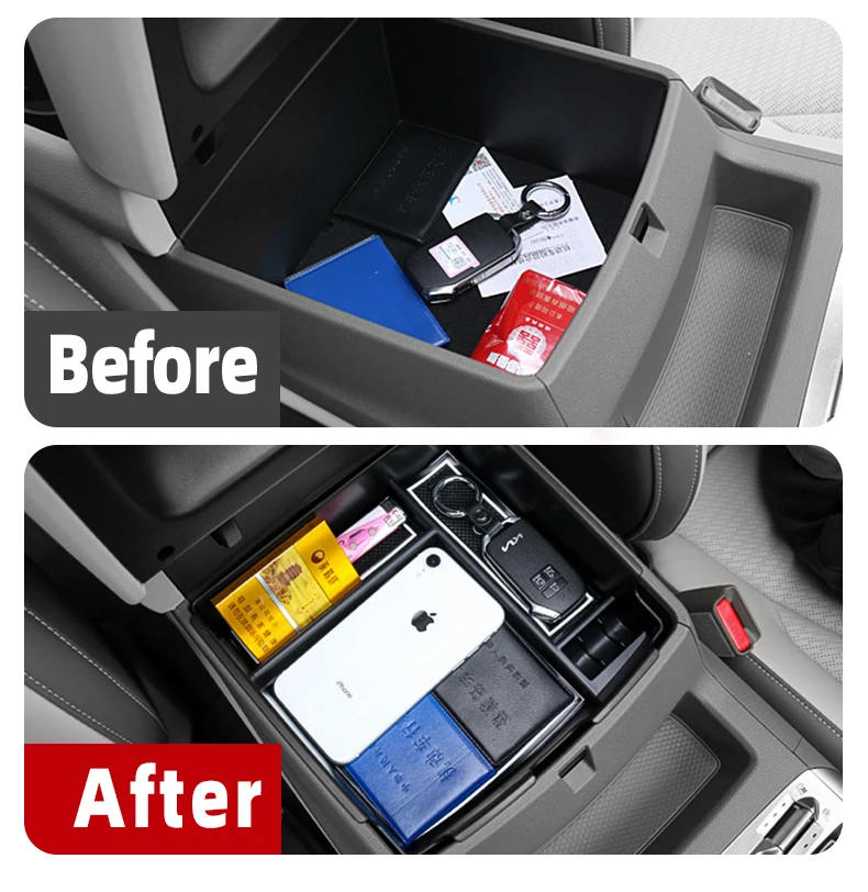 For Kia Carnival Sedona KA4 2020 2021 2022 2023 Car Central Armrest Box Storage Center Console Organizer Container Accessories