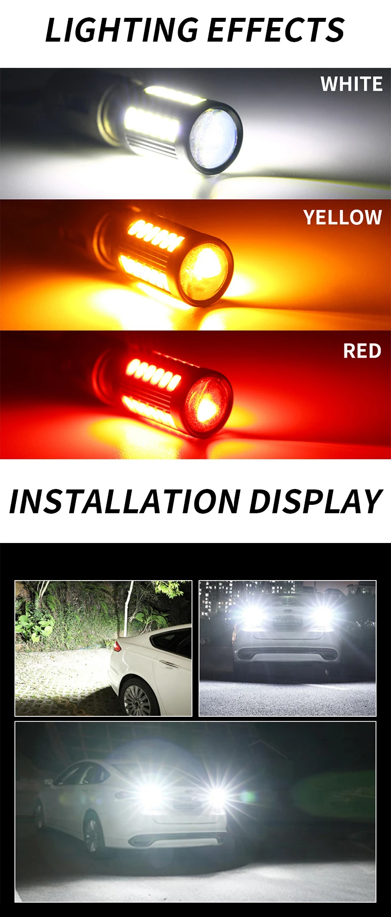 2pcs LED 1156 BA15S P21W 1157 BAU15S PY21W P21/5W BAY15D For Car Truck ATV Light Canbus 5630SMD Turn Signal Lamp DRL Bulb 12V24V