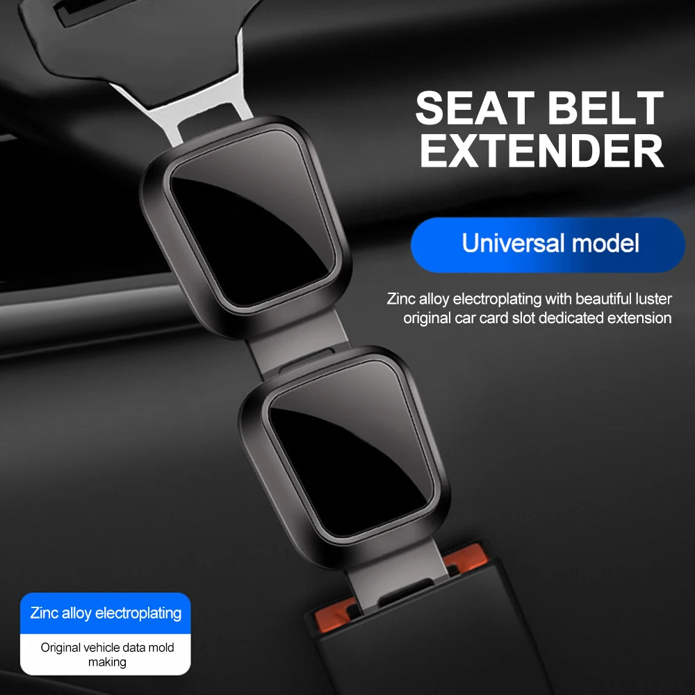 Car Vehicle Seat Belt Extension Extender Strap Safety Buckle Clip for Honda BMW Peugeot Hyundai Jeep Mazda Audi