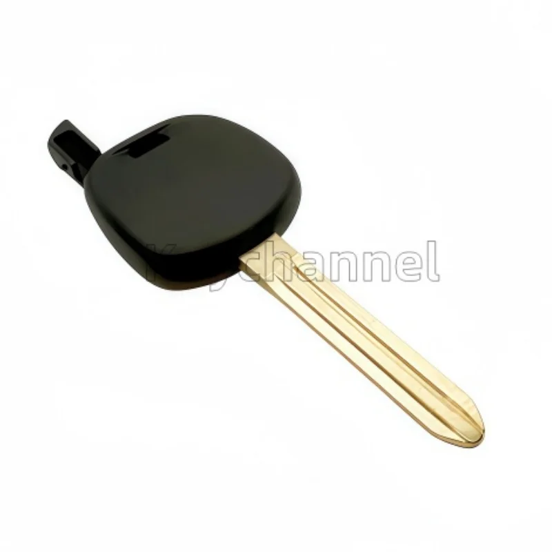 10pcs Toy43 Car Key Chip Shell Transponder Key Case Blade Key Spare Key for Toyota Corolla Camry Rav4 Yaris Vios Fortuner Hilux