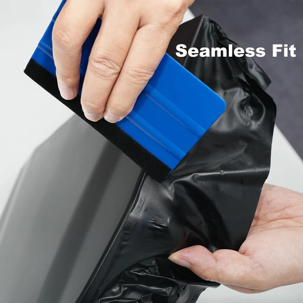 Matte Black Car Wrap Cast Vinyl Film Bubble Free Sticker Auto Motorcycle Body Wraping Film Self-adhesive Vinyl Car Accessories