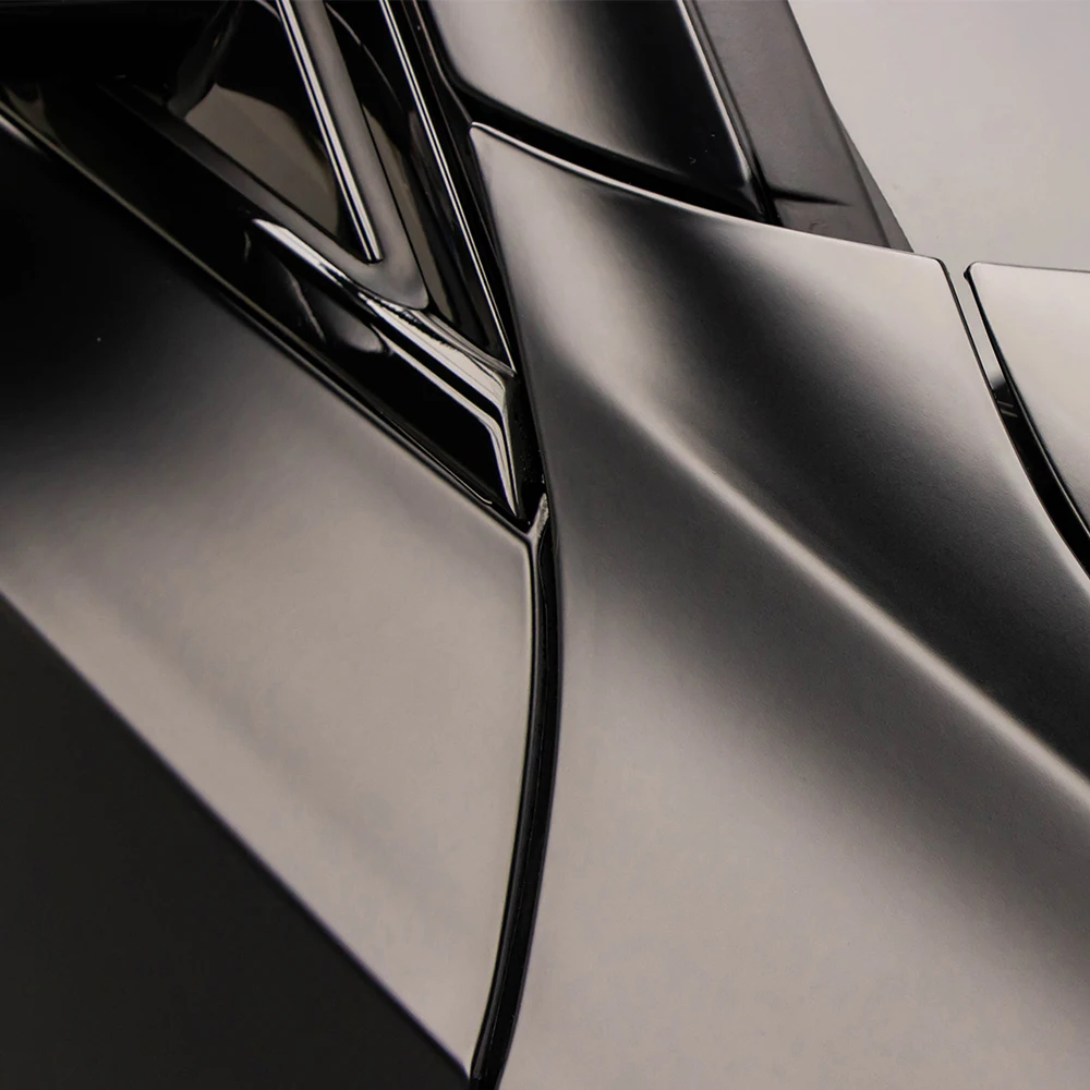 Matte Black Car Wrap Cast Vinyl Film Bubble Free Sticker Auto Motorcycle Body Wraping Film Self-adhesive Vinyl Car Accessories
