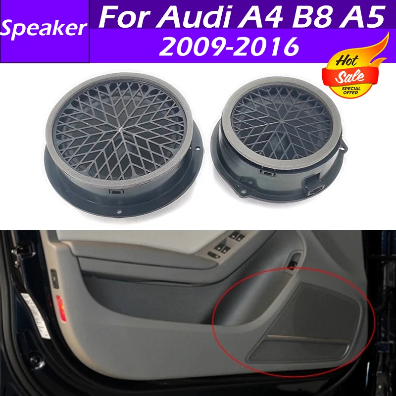 8T0035415A 8K0035411 Car Door Woofer Door Sound Speaker Woofer Tweeter For Audi A4 B8 A5 2009 2010 2011 2012 2013 2014 2015 2016