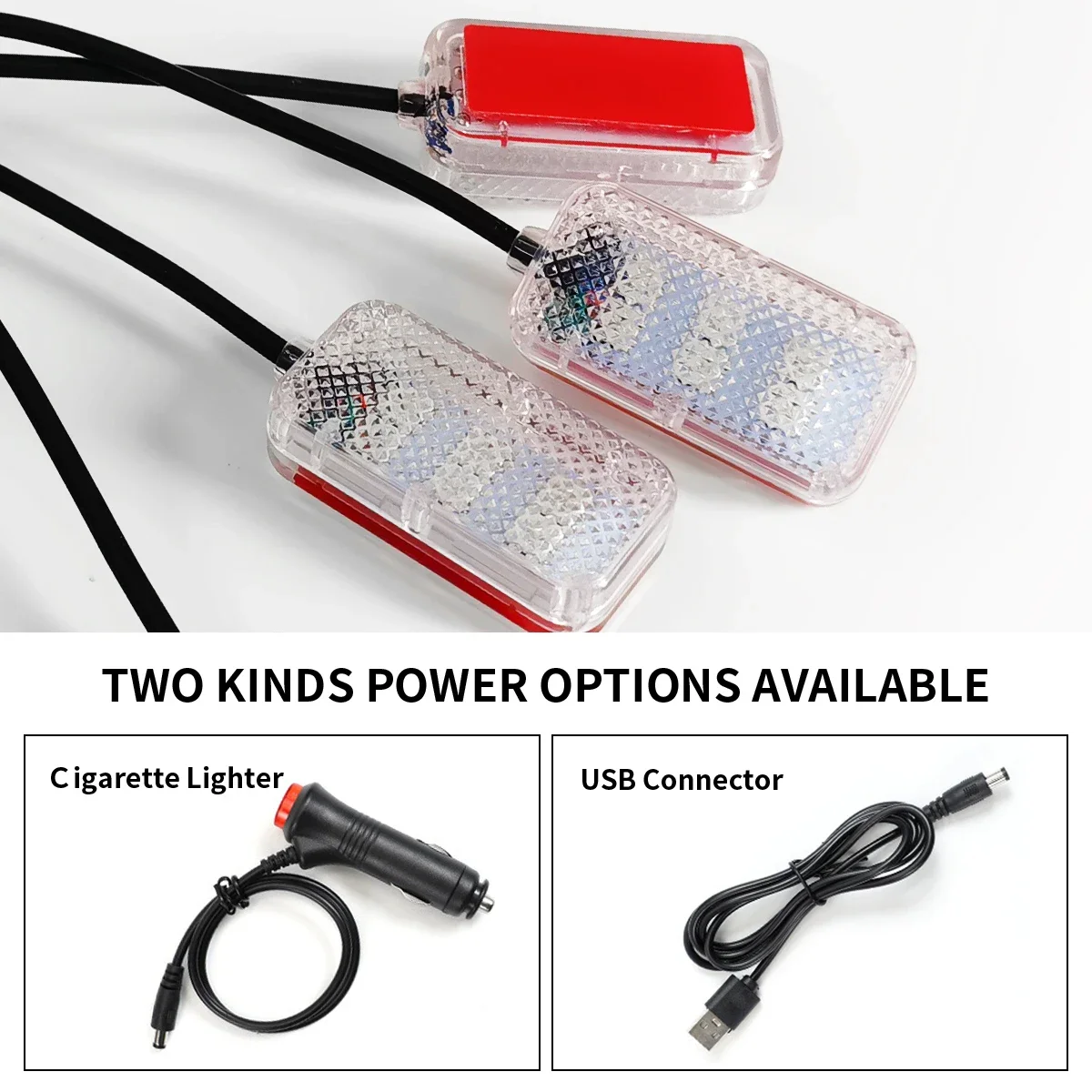 Foot Light Car Accessories LED Car Interior Ambient Foot Light with USB Atmosphere Decorative Lamps