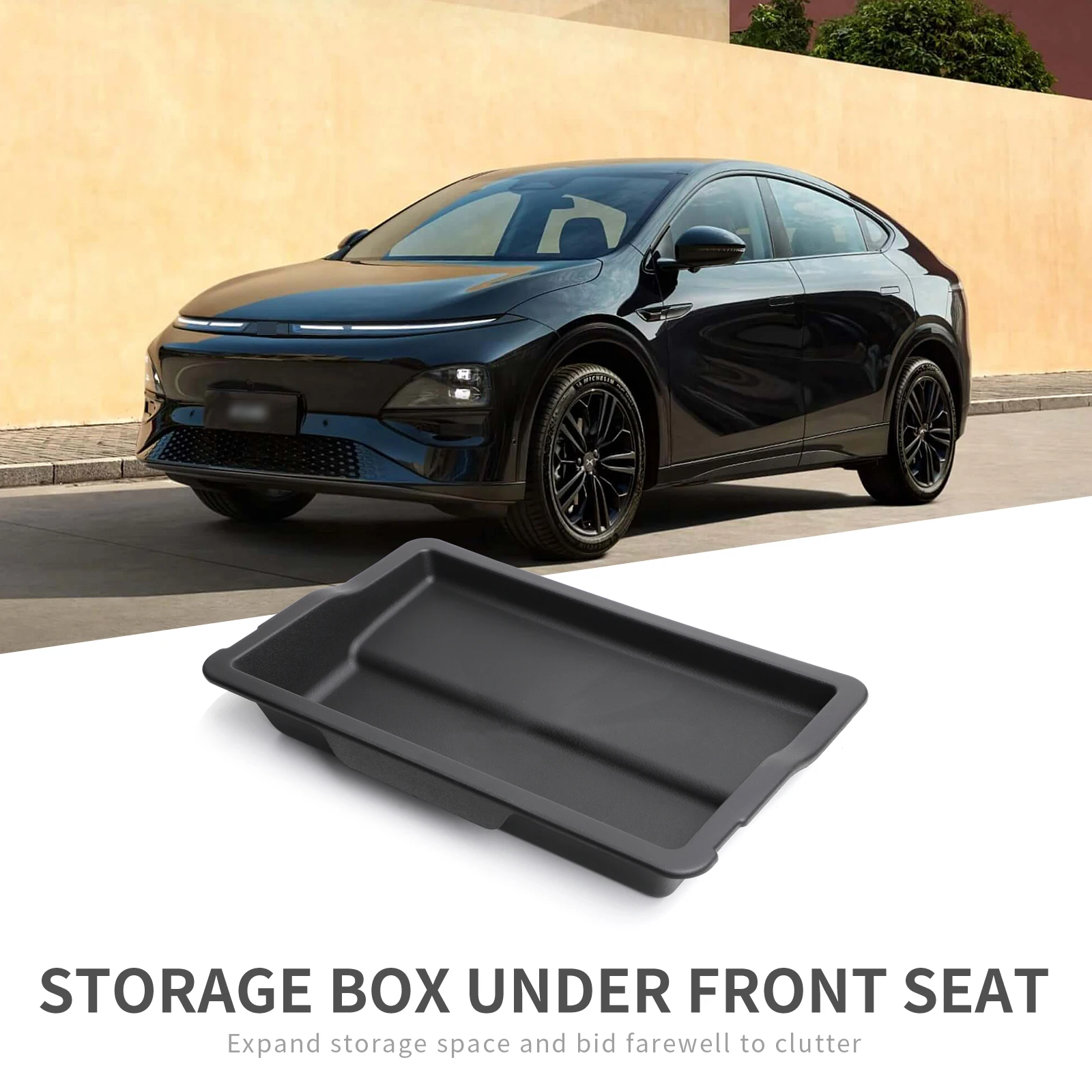 Smabee for Xpeng G6 2023-2026 /G7 2025 2026 Car Storage Box Under Seat Drawer Type Organizer Storage Box Case Accessories