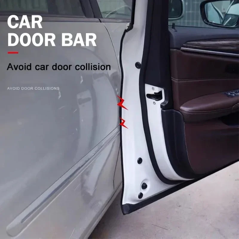 2/5M Car Door Edge Rubber Scratch Protection U Type Protection Strips Anti Collision Rubber Sealing Trim for Car By Protector