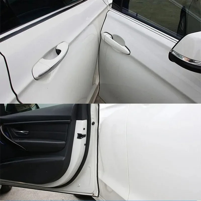 2/5M Car Door Edge Rubber Scratch Protection U Type Protection Strips Anti Collision Rubber Sealing Trim for Car By Protector