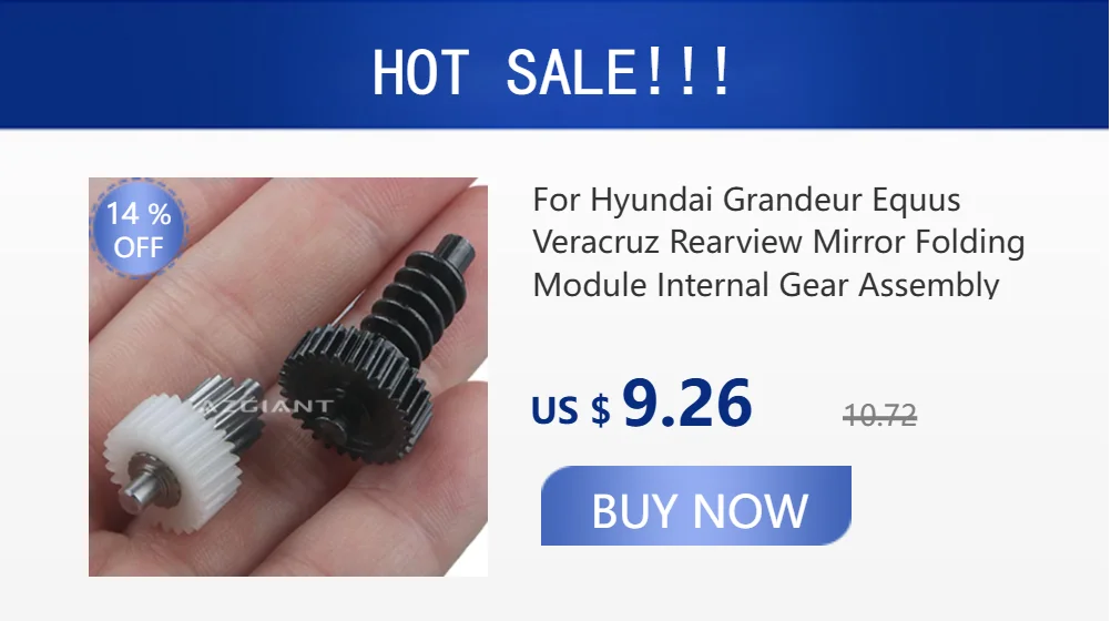 For Hyundai Grandeur Equus Veracruz Rearview Mirror Folding Module Internal Gear Assembly 25/30 Teeth Auto Body Kits Upgrade
