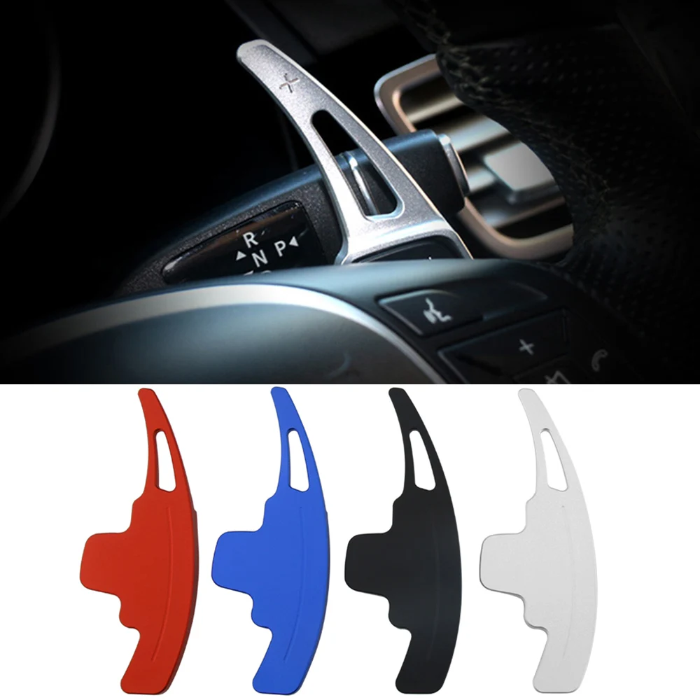 For Mercedes Benz A B Class W447 W176 W246 MB SLK R172 CLA C117 GLA X156 Car Steering Wheel Paddles Shifter Extender Accessories