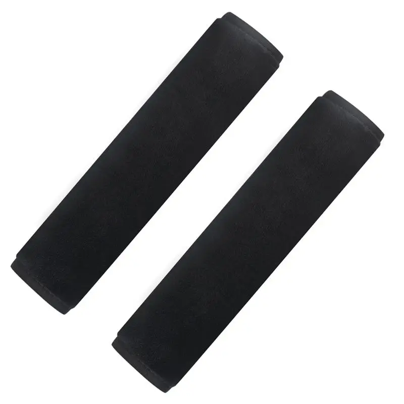 2Pcs/set Car Seat Belt Safety Belt Shoulder Cover Soft Breathable Plush Protection Seat Belt Padding Pad Interior Accessories