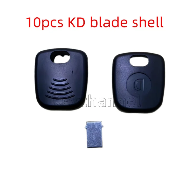 10pcs KD Key Blade Shell Car Chip Key Case Spare Chip Key Shell KD Xhorse Blade Head Chip Place Shell for Golf Renault Fiat