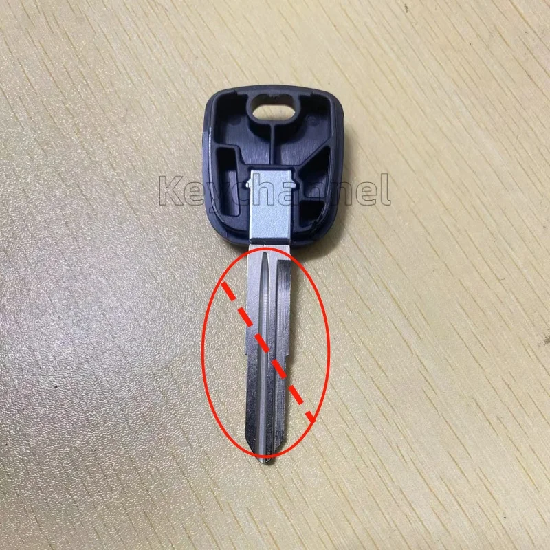 10pcs KD Key Blade Shell Car Chip Key Case Spare Chip Key Shell KD Xhorse Blade Head Chip Place Shell for Golf Renault Fiat