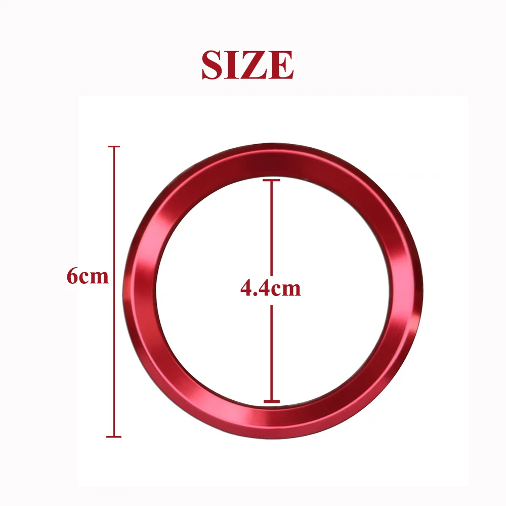 Car Styling Decoration Ring Steering Wheel Circle Sticker for BMW 1 2 3 5 Series M3 M5 E36 E46 E60 E90 E92 F30 F31 F25 X1 X3 X5
