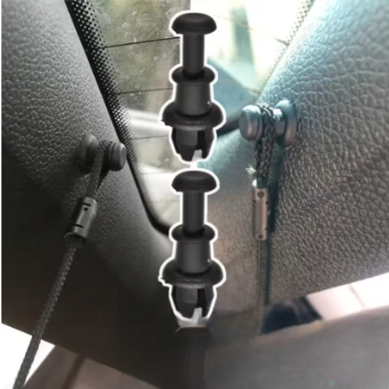 2/4/6/8/10pcs Boot Trunk Parcel Shelf Tray Strap String Clips Hook Tonneau Pivot Holder Suitable for Volkswagen Golf MK5 MK6