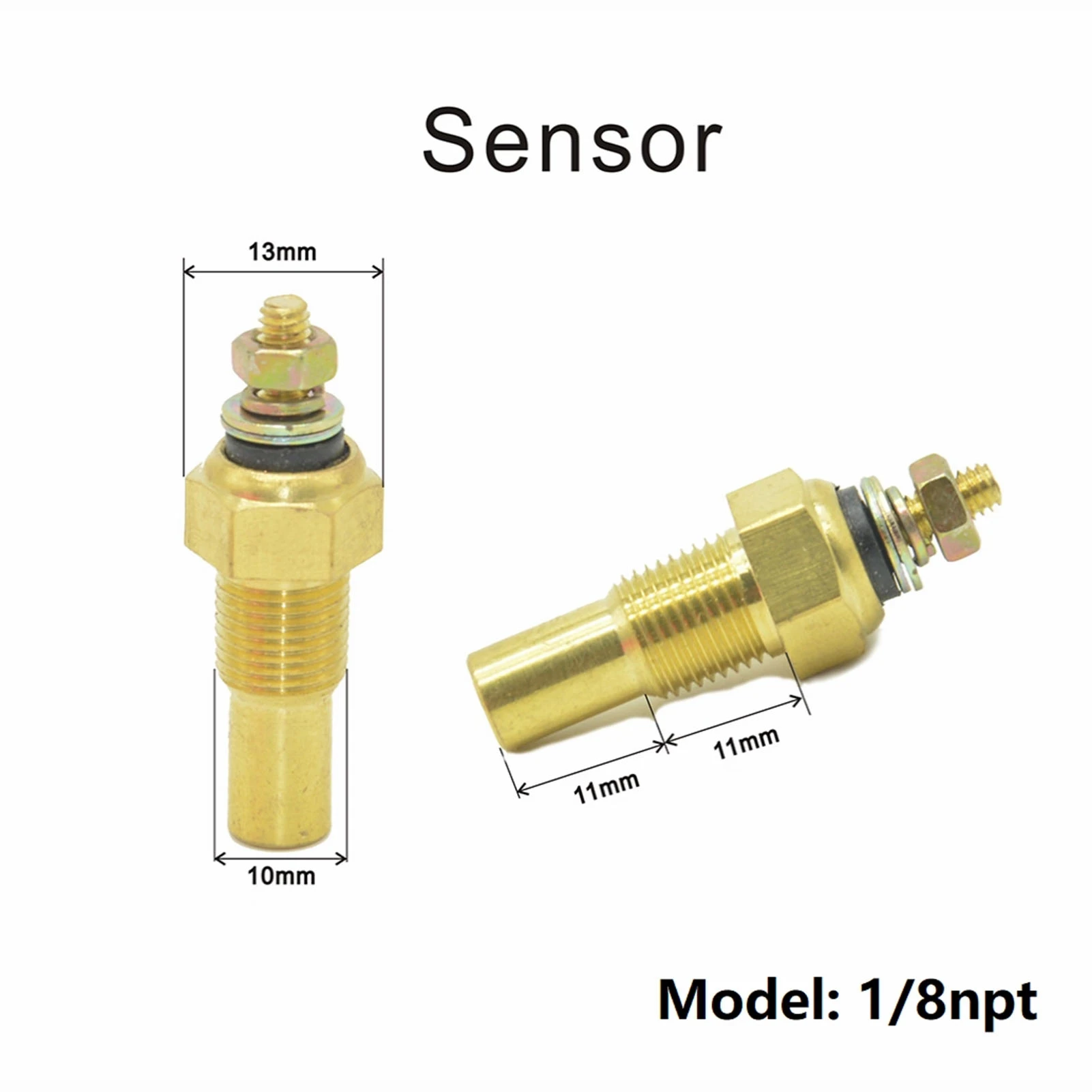 Water / Oil Temp Temperature Sensor 1/8 NPT Electrical Sender Transmitter Sending Unit Temp Sensor