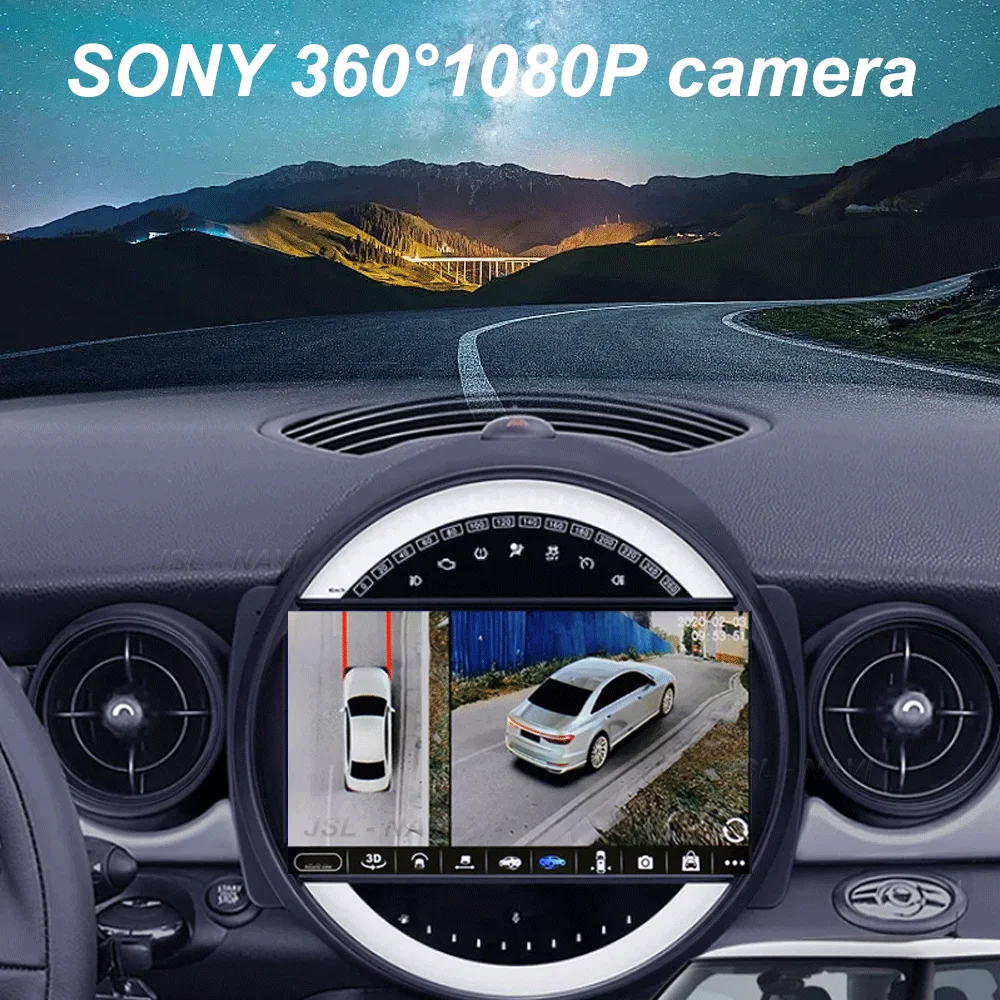 Car Radio Android 16 For BMW Mini Cooper R56 R60 R51 2006 - 2015 GPS Carplay Navigation Stereo Auto DSP BT DVD Multimedia Player