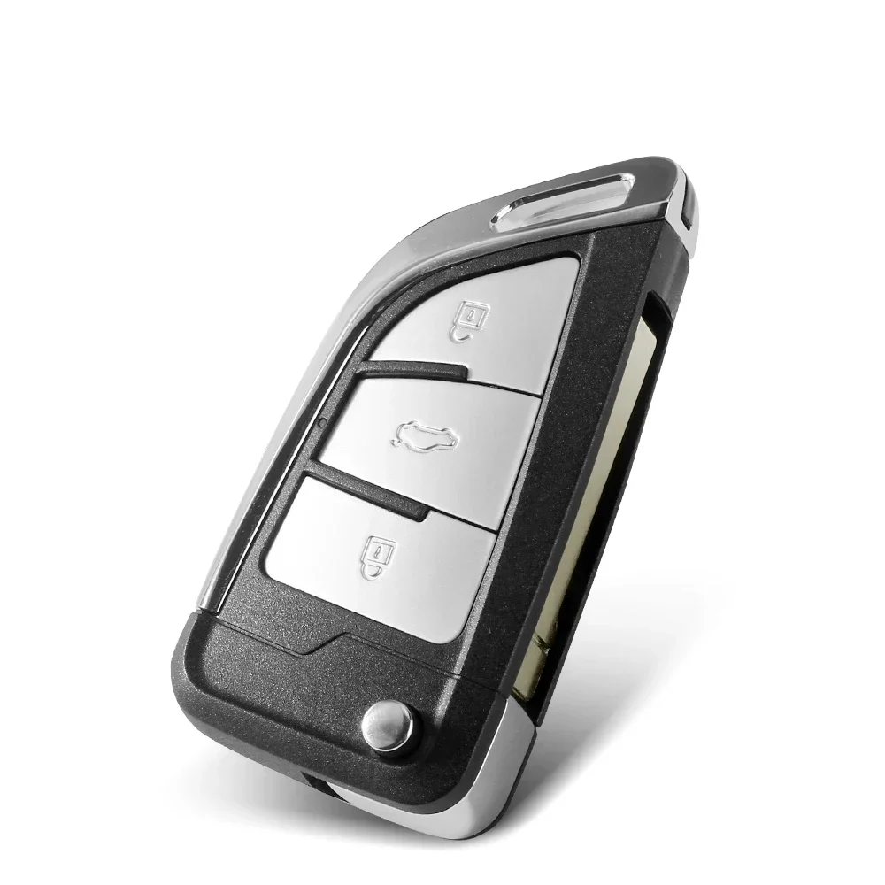 KEYYOU New For VW Volkswagen Golf 4 5 6 Passat B5 B6 Polo Touran MK4 Bora For Seat Skoda 2 3 Buttons Modified Folding Car Key