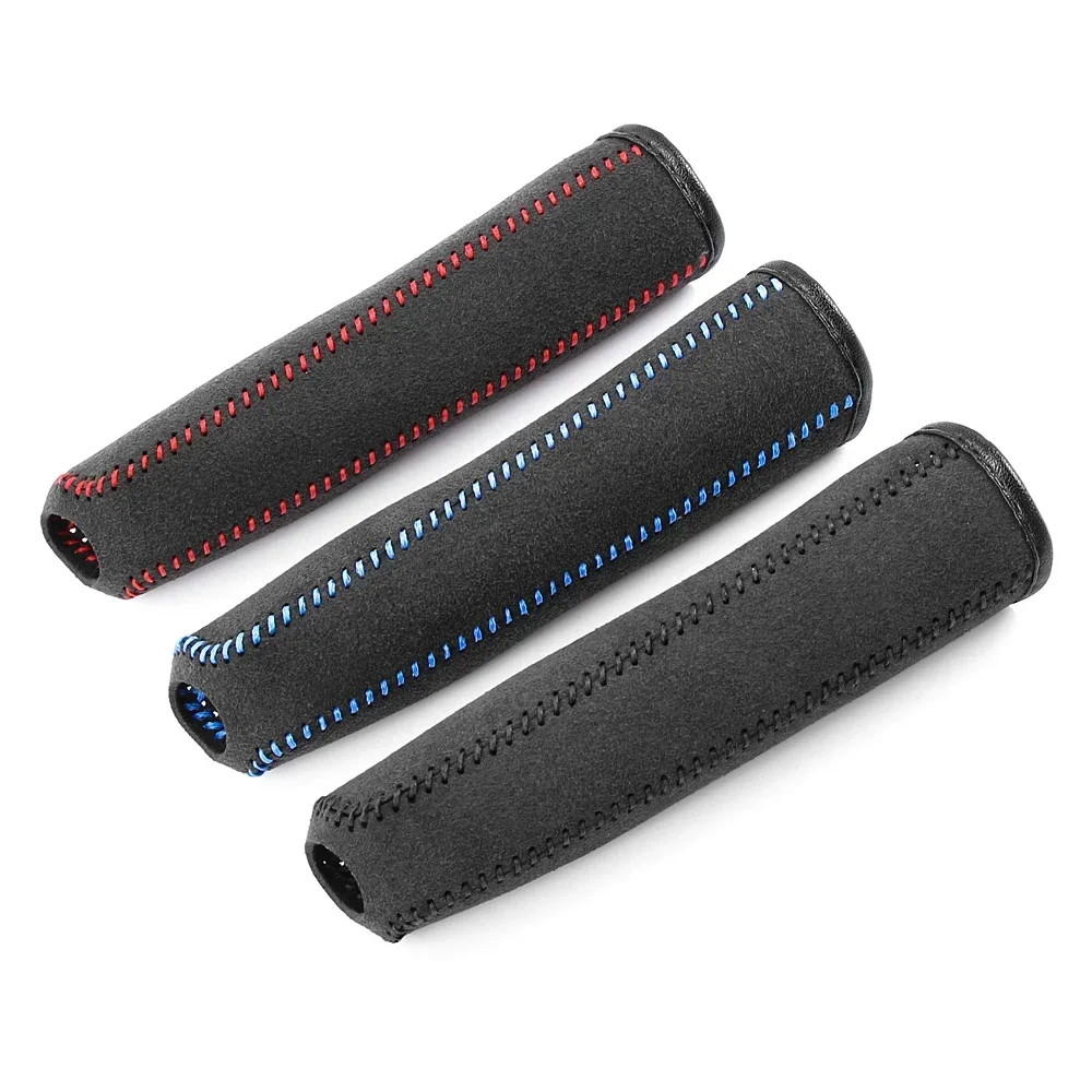 New Suede Style Handbrake Sleeve Leather Handbrake Grips Cover Car Interior Accessories
