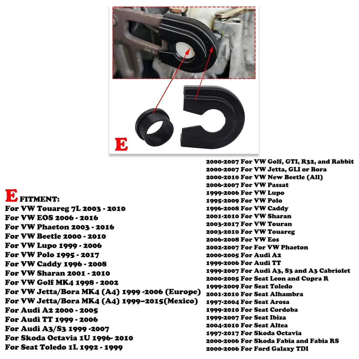 Gearbox Repair Kit For VW Audi Seat Skoda MT Trans Shifter First Gear Getter Reverse Lever Change Selector Linkage Bushes Spring