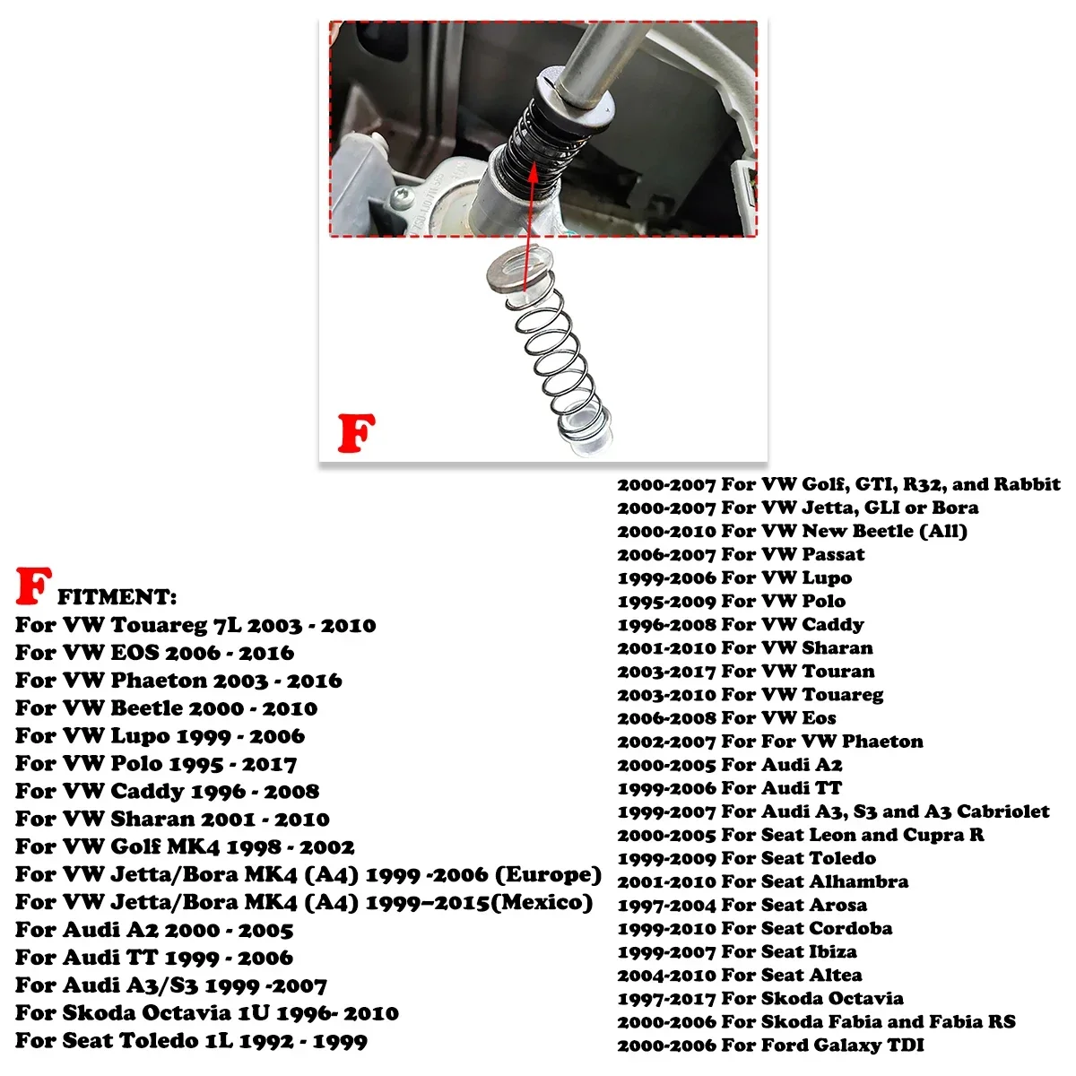 Gearbox Repair Kit For VW Audi Seat Skoda MT Trans Shifter First Gear Getter Reverse Lever Change Selector Linkage Bushes Spring