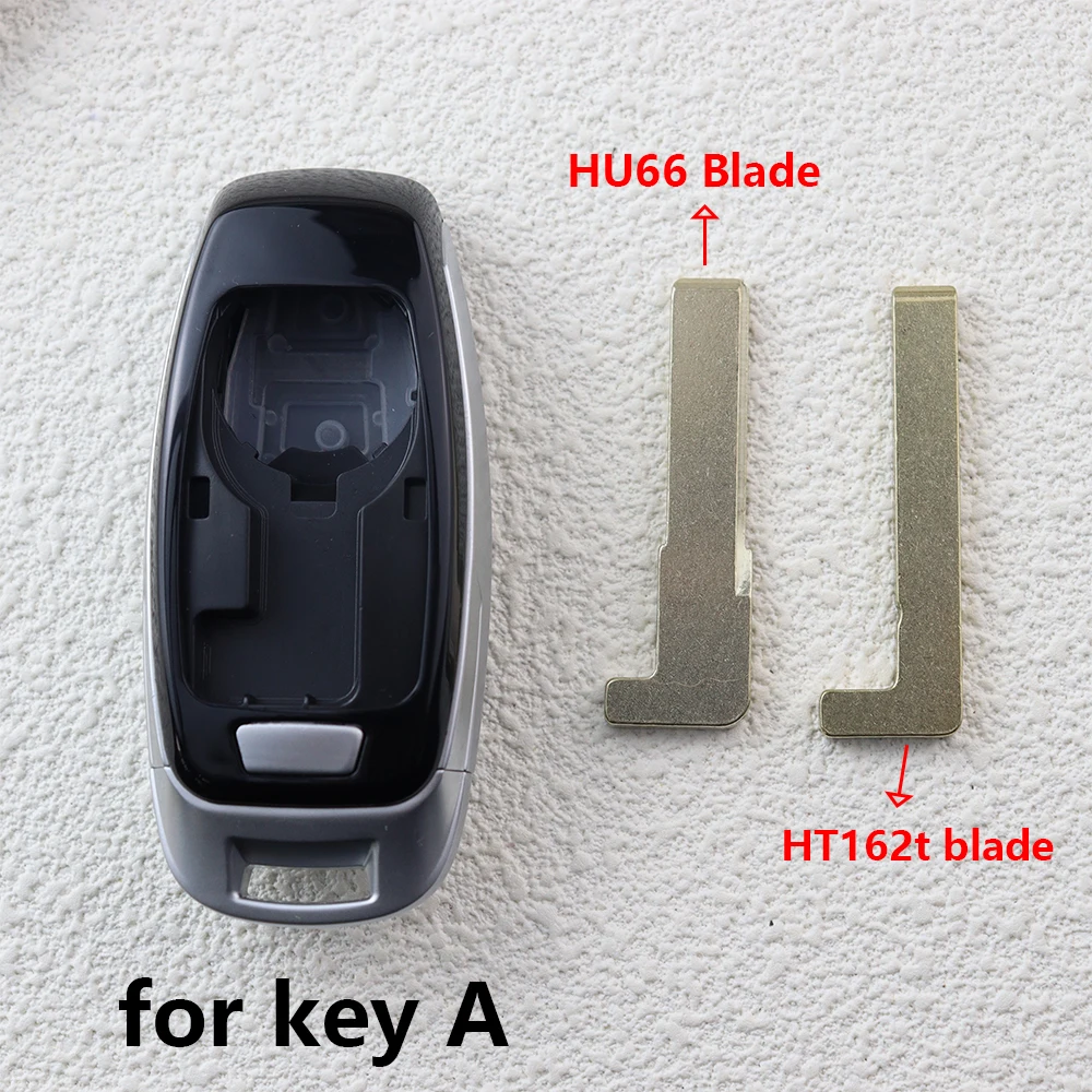 Modification/Upgrade Folding Car Key Fob Case Shell Housing for Audi A4 A4L A6 A6L Q7 TT A3 Q3 Q2L A5 S3 RS3 RS5 S1 Q2 Q5 Q7 A8